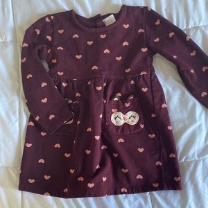 Owl and hearts dress 3T
